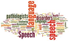 collage design of speech words